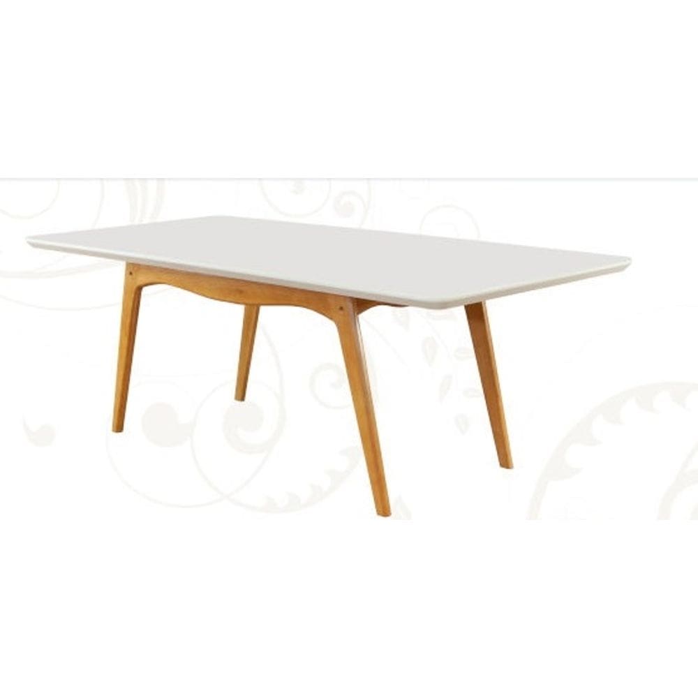 Mesa de Jantar Moderna c/ Vidro -Escócia-1,8x0,9m- Art Salas