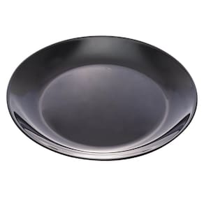 Kit 24 Pratos para Sobremesa Vidro Lyor 19cm Opalino Diwali Black Restaurante