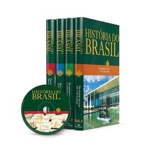 Coleção Barsa História Do Brasil 2 Edição - 4 Livros + Cd