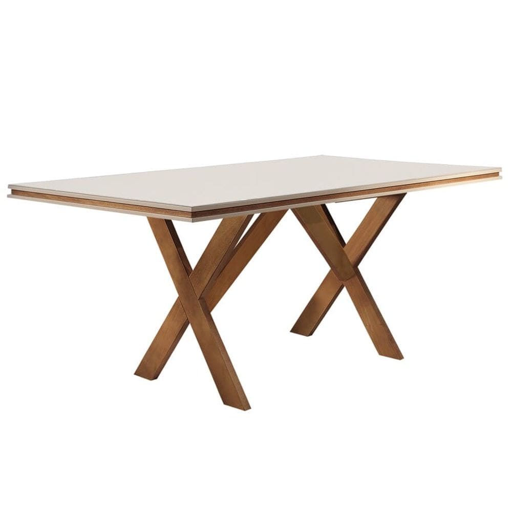 Mesa de Jantar Moderna - Nobre-2,0x1,0m - Requinte Salas