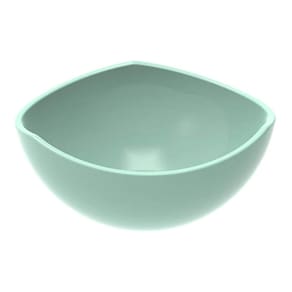 Pote de Sobremesa Doces Avulso 265ml Plástico Trio Crippa Verde Menta Tigela Unitária