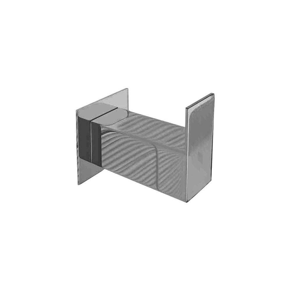 Gancho Cabide Banheiro Lavabo Inox Polido Ou Preto Fosco