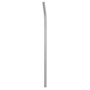 Conjunto 20 Canudos Curvado De Aço Inox 6,3mm 21cm Reutilizável Ecológico