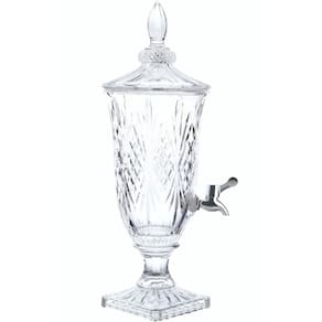Suqueira Cristal Lyor 2L Dispenser de Bebidas Dublin 15x46cm Água Sucos Coquetéis