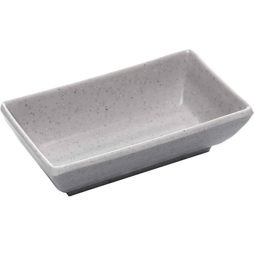 50 Molheiras Porta Molho Shoyu Melamina 10x6x3cm Lyor Restaurante Granilite Comida Japonesa