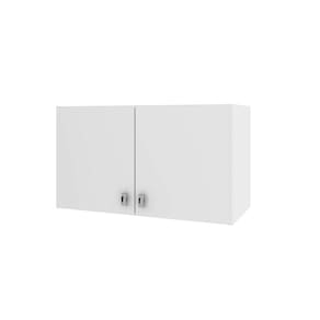 Armário Aéreo Baixo Multiuso com 2 Portas AM3103 Branco Tecnomobili