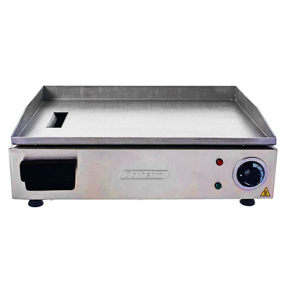 Chapa lanches elétrica grill 40x30 1200W 220V inox Cotherm