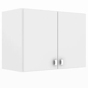 Armário Aéreo Lavanderia Multiuso 62,9x31x45cm 2 Portas Branco AM3104 Tecnomobili