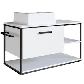 Armário Gabinete Para Banheiro Suspenso 80x41x46cm Branco P1007 Basculante