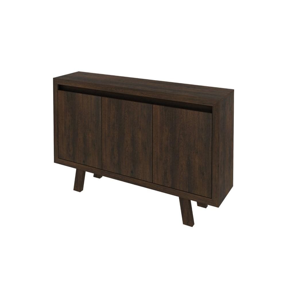 Balcão para Escritório com 3 portas ME4120 Rústico Tecnomobili