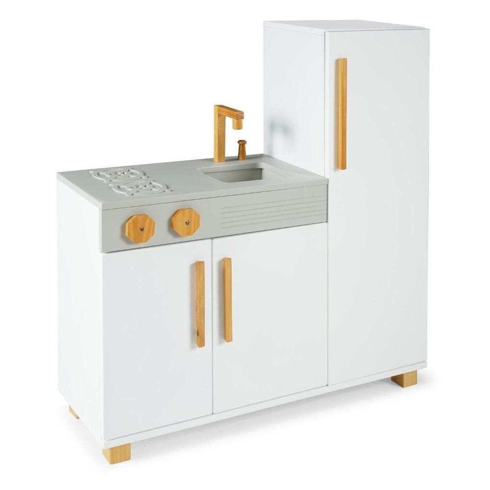 Mini Cozinha 93cm X 84cm X 28cm Garfield Cinza/Branco