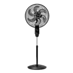 Ventilador de Coluna Mallory Chronos 6 Pás 140W Preto Grafite - 110V
