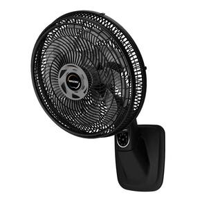 Ventilador De Parede Mallory Smart Control 140W Preto Com Grafite - 110V