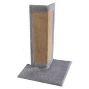 Arranhador Sisal Cantos De Sofá Camas C/ Base Externa Cinza