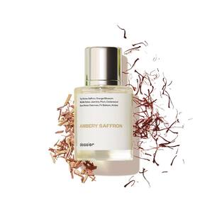 Dossiê de perfume Ambery Saffron Eau de Parfum 100ml vegano unissex