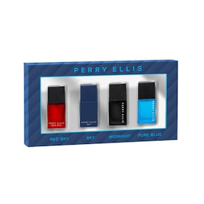 Conjunto de presentes Perfume Perry Ellis Mini Coffret 4 x 7 mL para homens