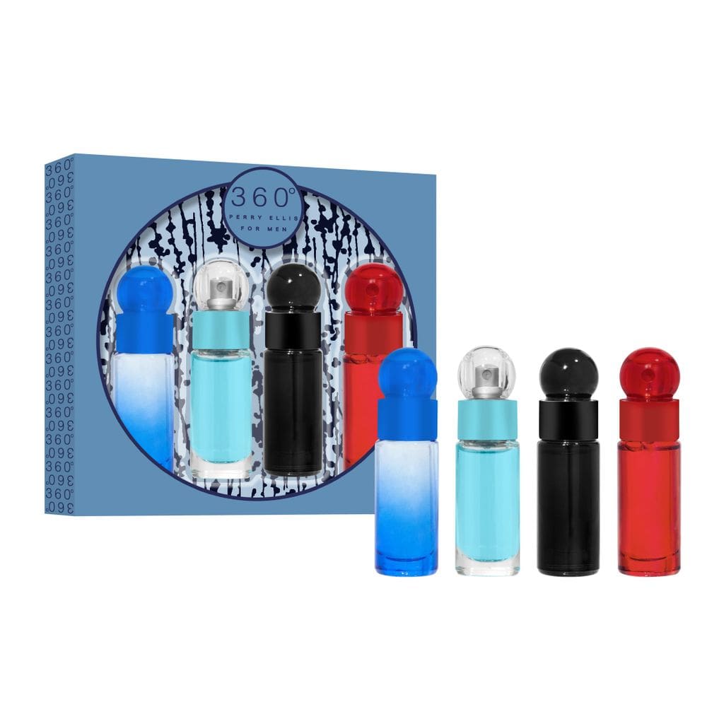 Perfume Perry Ellis 360° Masculino 360° Vermelho 360° Muito Azul 360° Preto