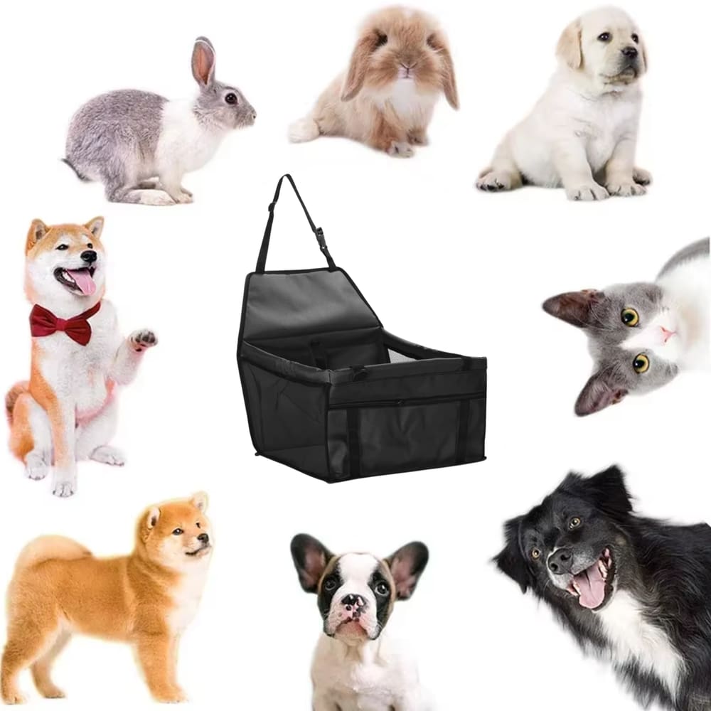 Assento Cadeirinha Pet Carro Para Cachorro Gato Coelho 10kg