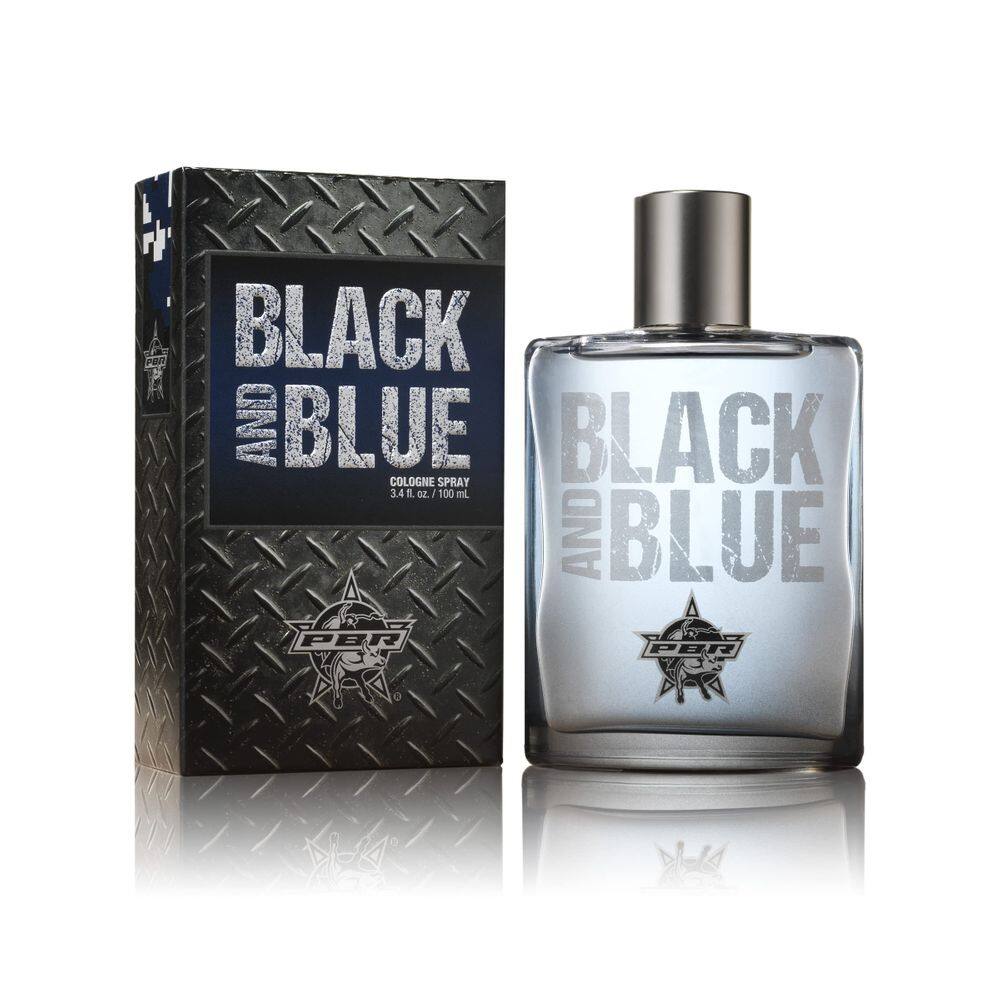 Perfume Tru Western PBR preto e azul para homens 100mL