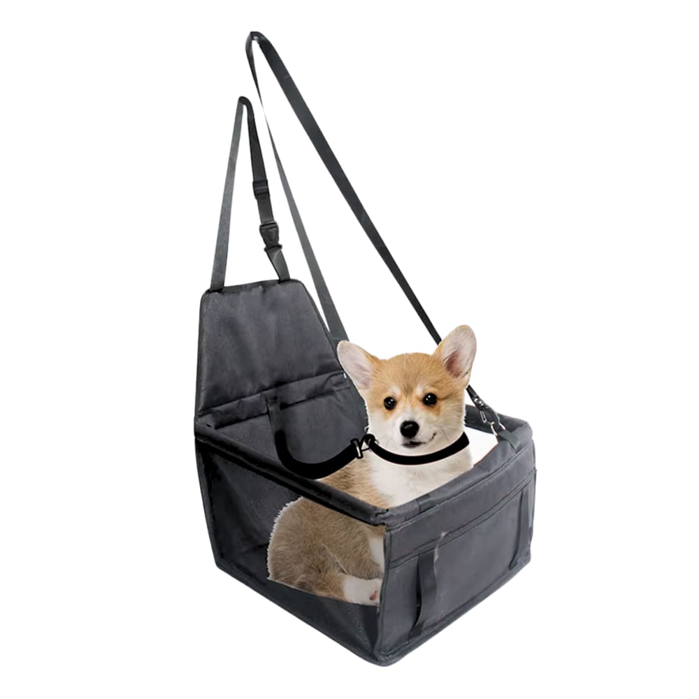 Cadeirinha Assento Pet Para Carro Transporte Cão Gato Preto