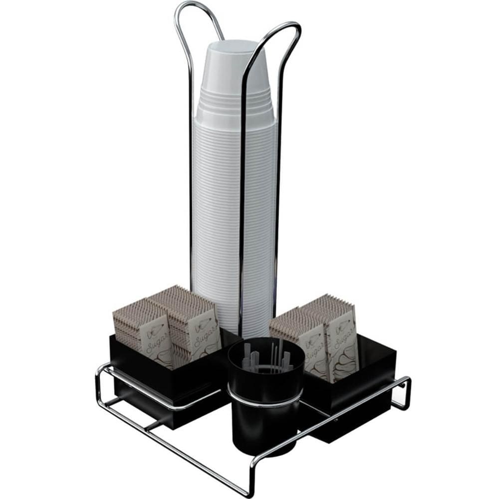 Suporte Porta Copos 50ml 80ml Porta Saches Açúcar Colheres M