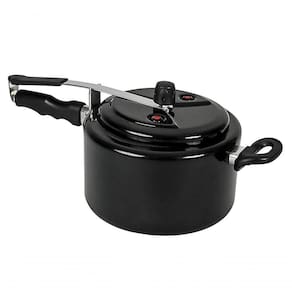 Panela De Pressão Teflon Antiaderente 5 Litros Preta Gourmet
