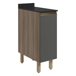 Balcao Com Tampo 1 Porta 30 cm MDF 12217 Carvalho Toq Chumb0 Nicioli