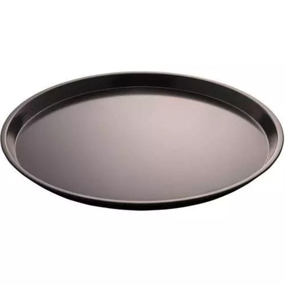 Forma De Pizza 36cm Assadeira Antiaderente Aço Carbono