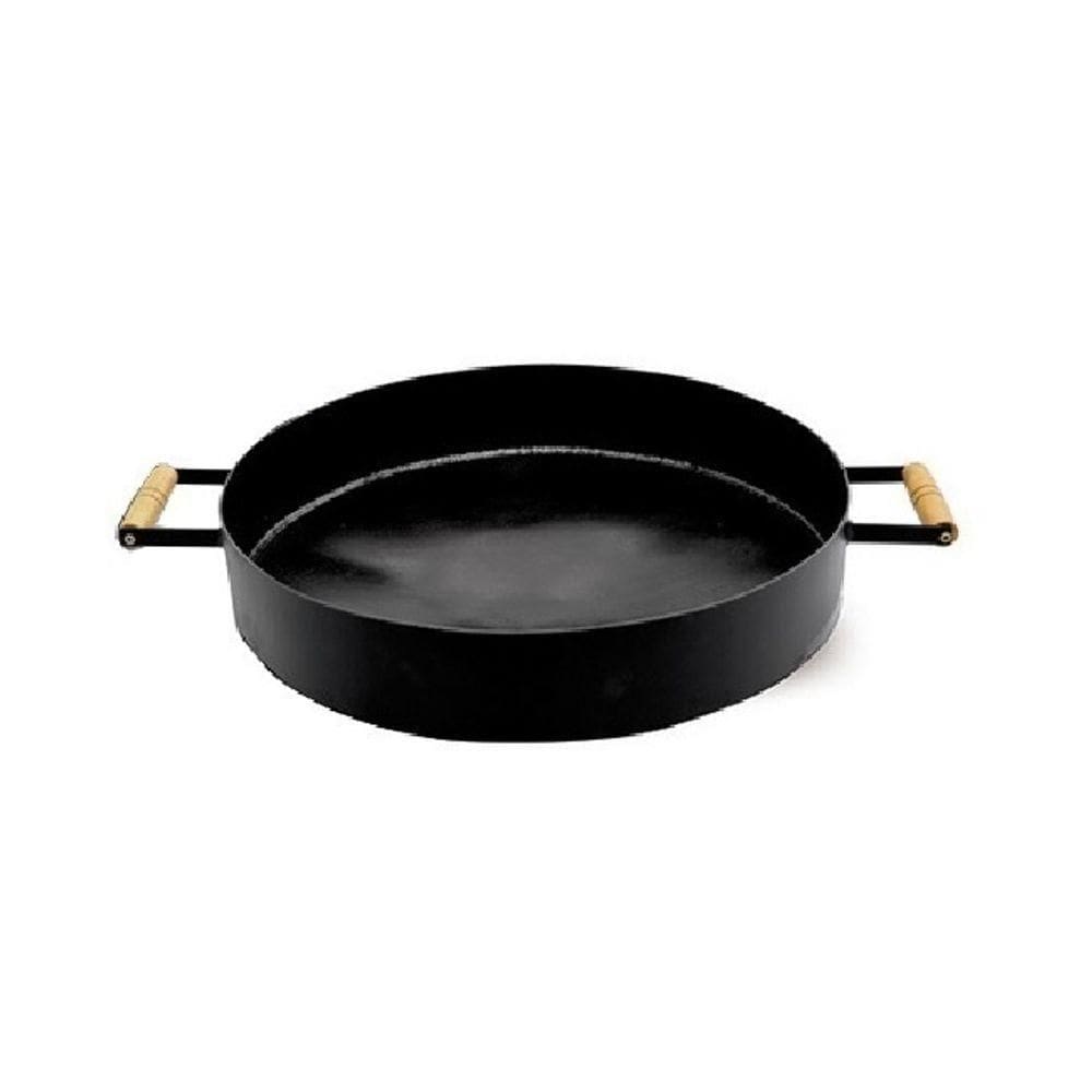 Disco De Gengiskan De Ferro 45cm Com Borda Alta 8cm Belmar