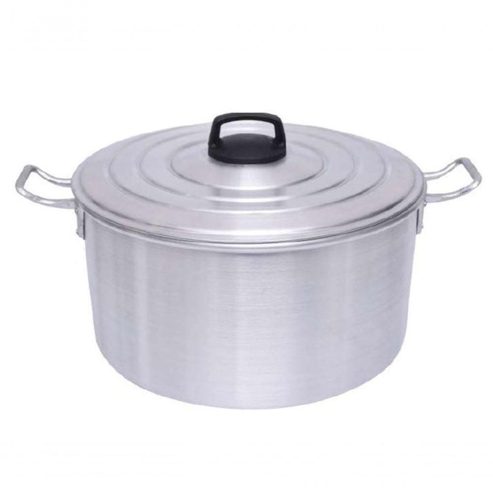 Panela Industrial Aluminio Grosso Panelão Baixo 35 Litros
