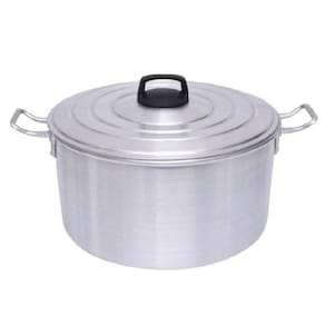 Panela Industrial Aluminio Grosso Panelão Baixo 35 Litros