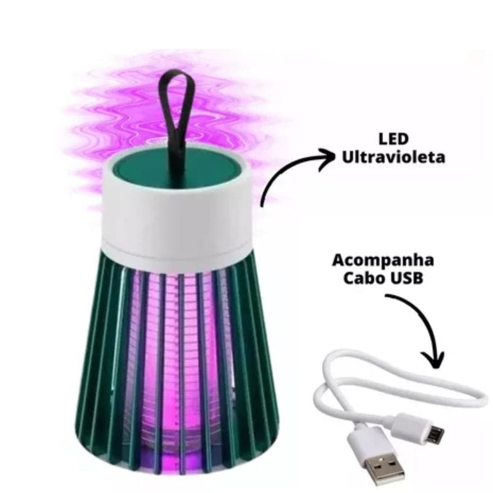 Luminária Mata Mosca Uv Para Tenda De Camping
