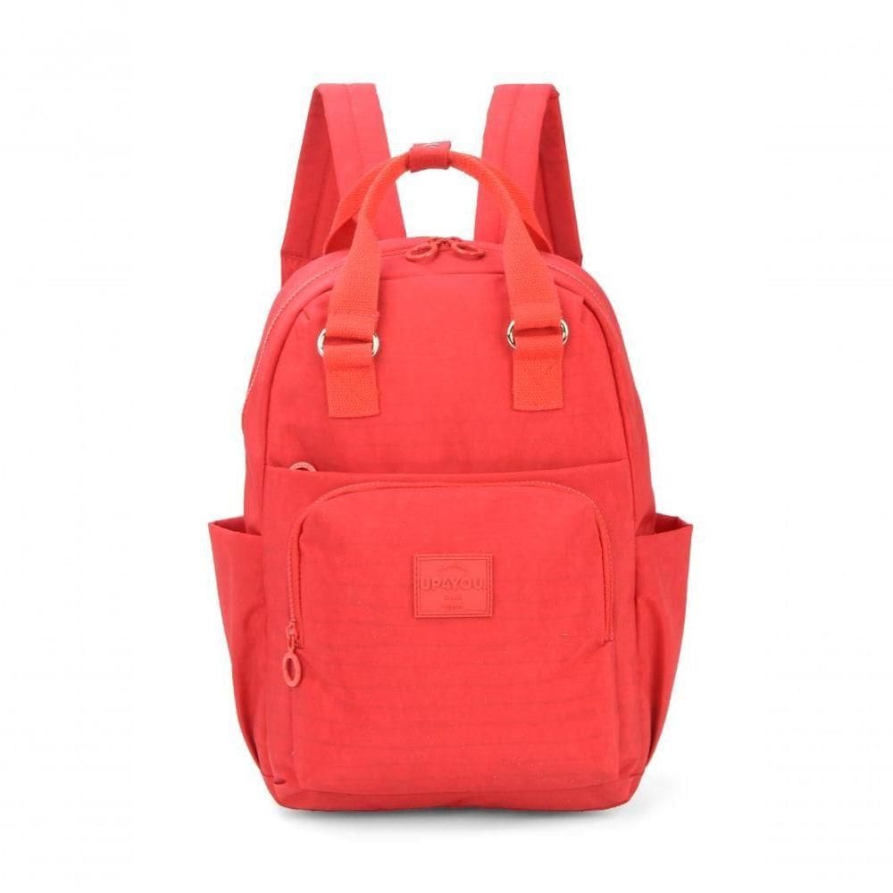 Mochila Moda Crinkle Up4you Vermelho - Unico Vermelho