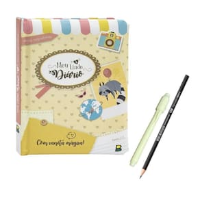 Livro Infantil Meu Lindo Diário Com Caneta Mágica +Lápis