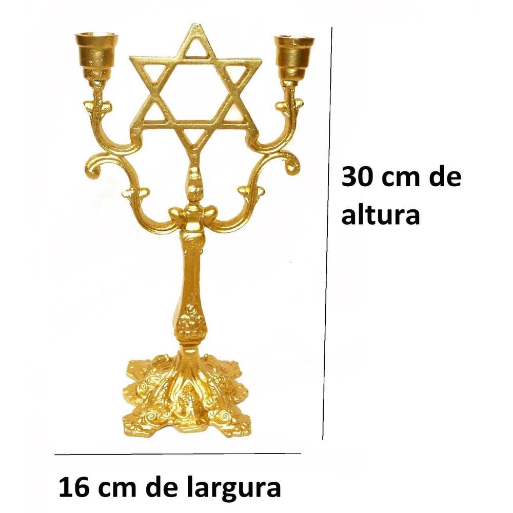 Castiçal Para 2 Vela Suporte De Vela Castiçais Para Shabat 2