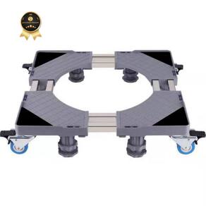 Suporte para máquina de lavar com rodas, base ajustável multifuncional, base móvel universal máquina de lavar e secar na geladeira