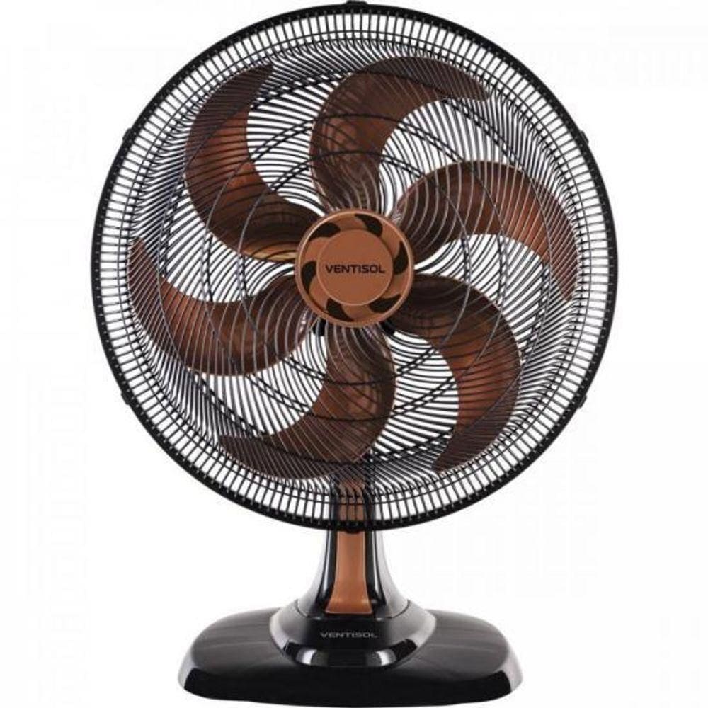 Ventilador De Mesa Ventisol Turbo 6 50cm Bronze 220v f002