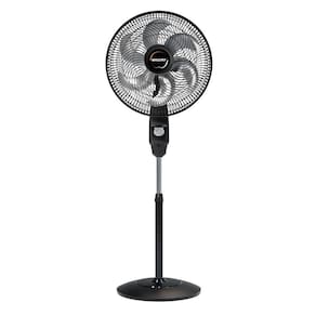 Ventilador de Coluna Mallory Éolo 6 Pás 126W Preto Grafite - 220V