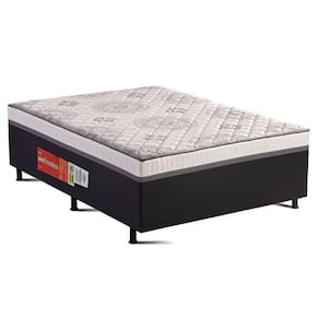 Cama Box Conjugado Casal: Colchão Ortopédico Unipremium New (138x188x50) - Polar