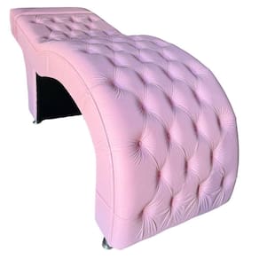 Maca Estética Estofada M1 70cm Corino Rosa Bebê - In9 Decor