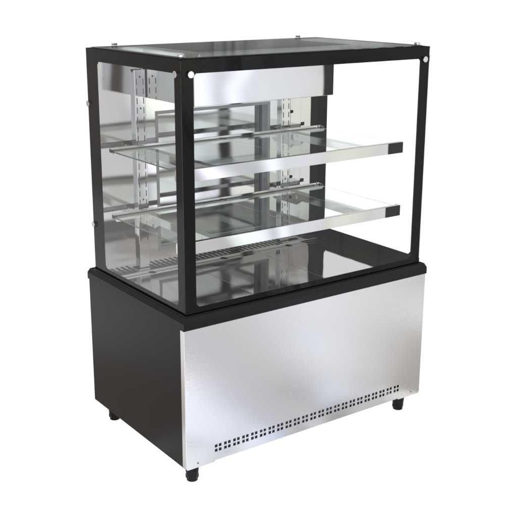 Balcão Vitrine Caixa 1,00 Metro Prime Inox PBV10C 220V - Venâncio
