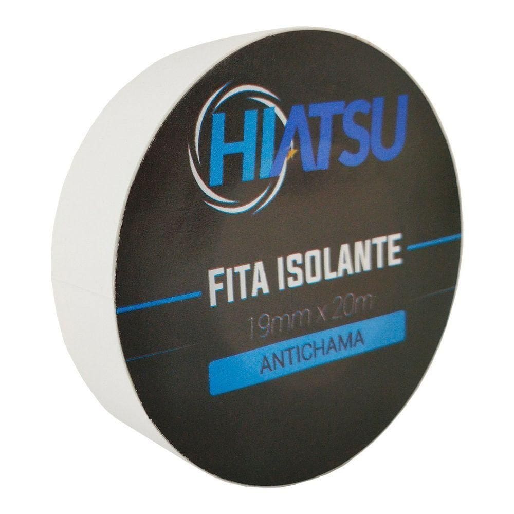 Fita Isolante Antichama 0,13mm X 19mm X 20m Cor Brancahiatsu 10 Unidades