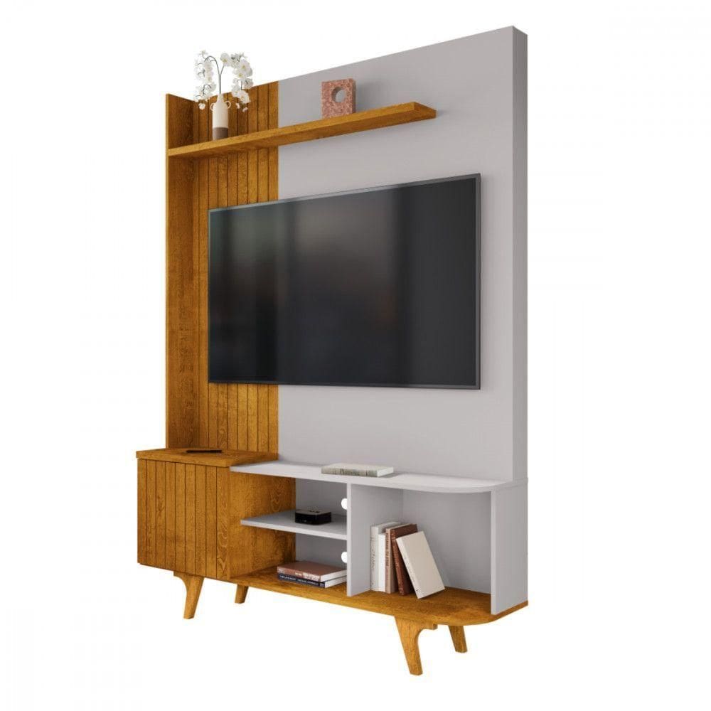 Home Teacher Até 55 Polegadas Corumbau Naturale Off White Naturalle Com Off White