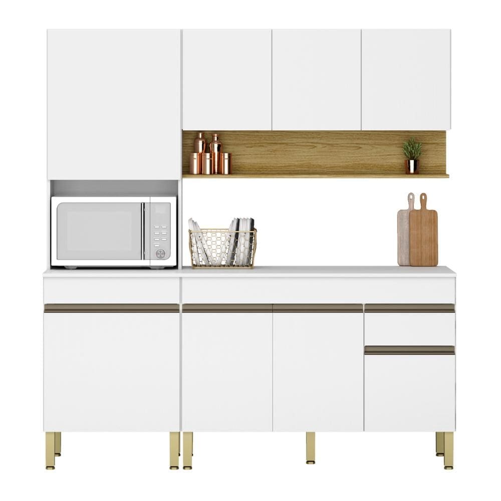 Conjunto de Armarios Modulados Line com 8 Portas e 1 Gaveta