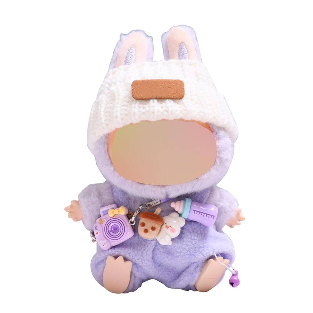 Conjunto de roupas de boneca GrillGauge para bonecas LABUBU (roxo)