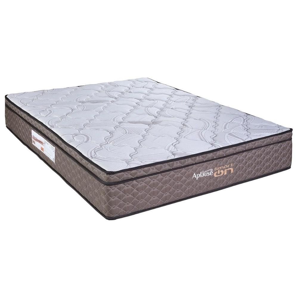 Colchão Queen c/ Vibro Massagem Aplause Smart Brown (158x198x26) - Paropas