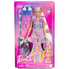 Barbie Fashion Boneca Loira Penteado Colorido JCT72 Mattel