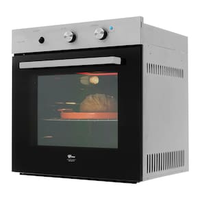 Forno a Gás de Embutir Fischer Infinity 78L com Grill Inox