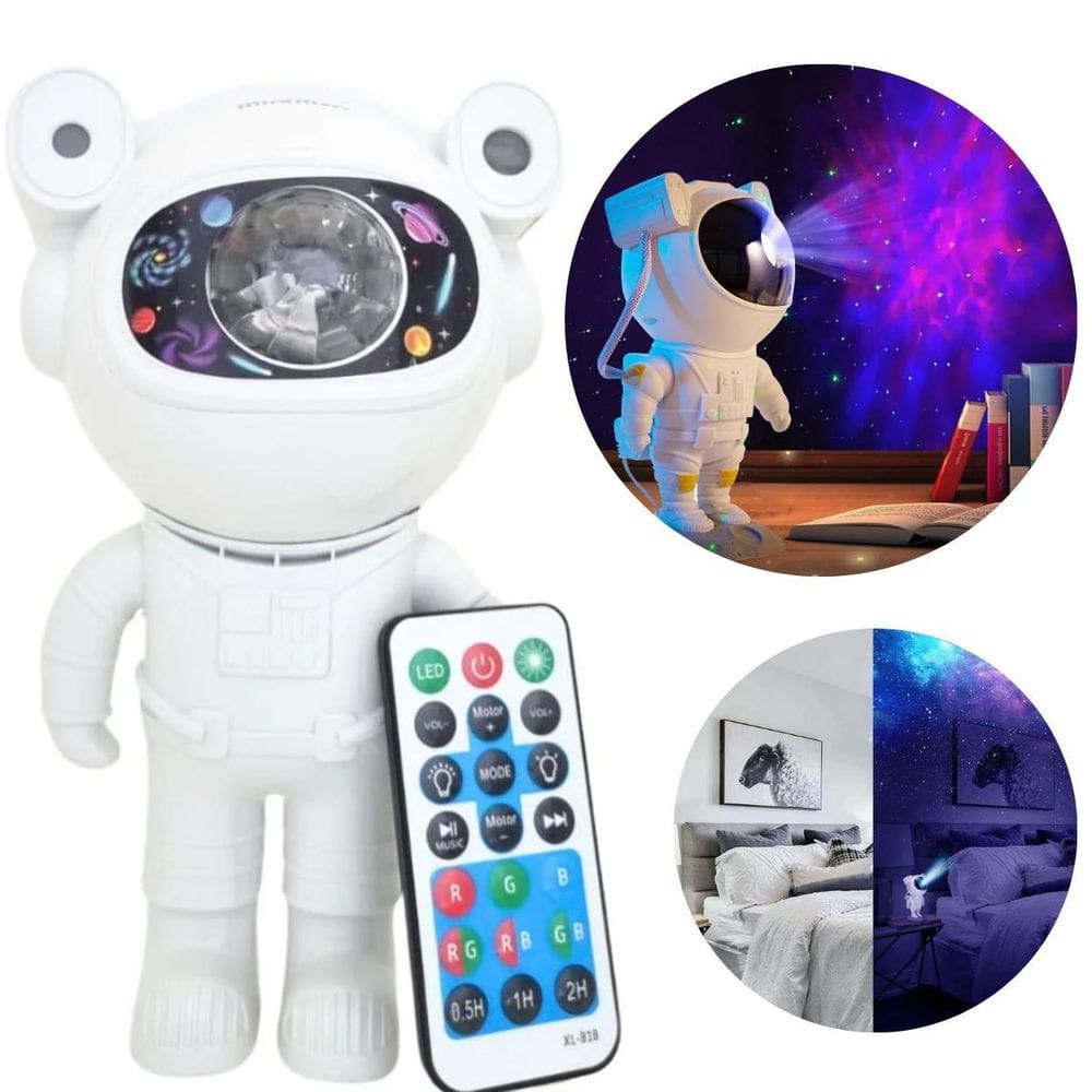 Luminária Astronauta Durável No Espaço De Jogos
