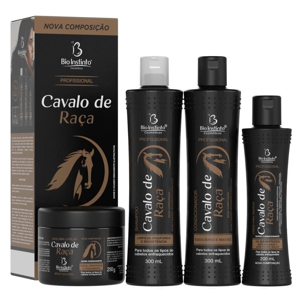 Kit Capilar Cavalo De Raça Bio Instinto